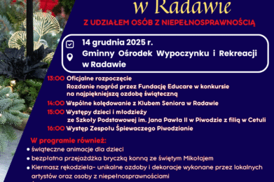 V JARMARK BOŻONARODZENIOWY W RADAWIE