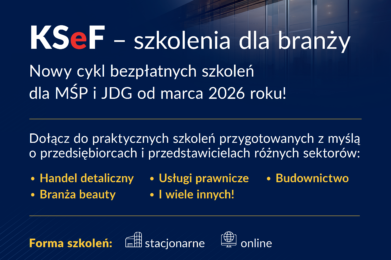 KSeF – SZKOLENIA DLA BRANŻY