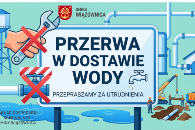 PRZERWA W DOSTAWIE WODY