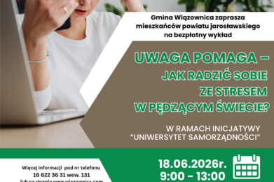 Zaproszenie na drugie szkolenie w ramach „Uniwersytetu Samorządności” 2026.